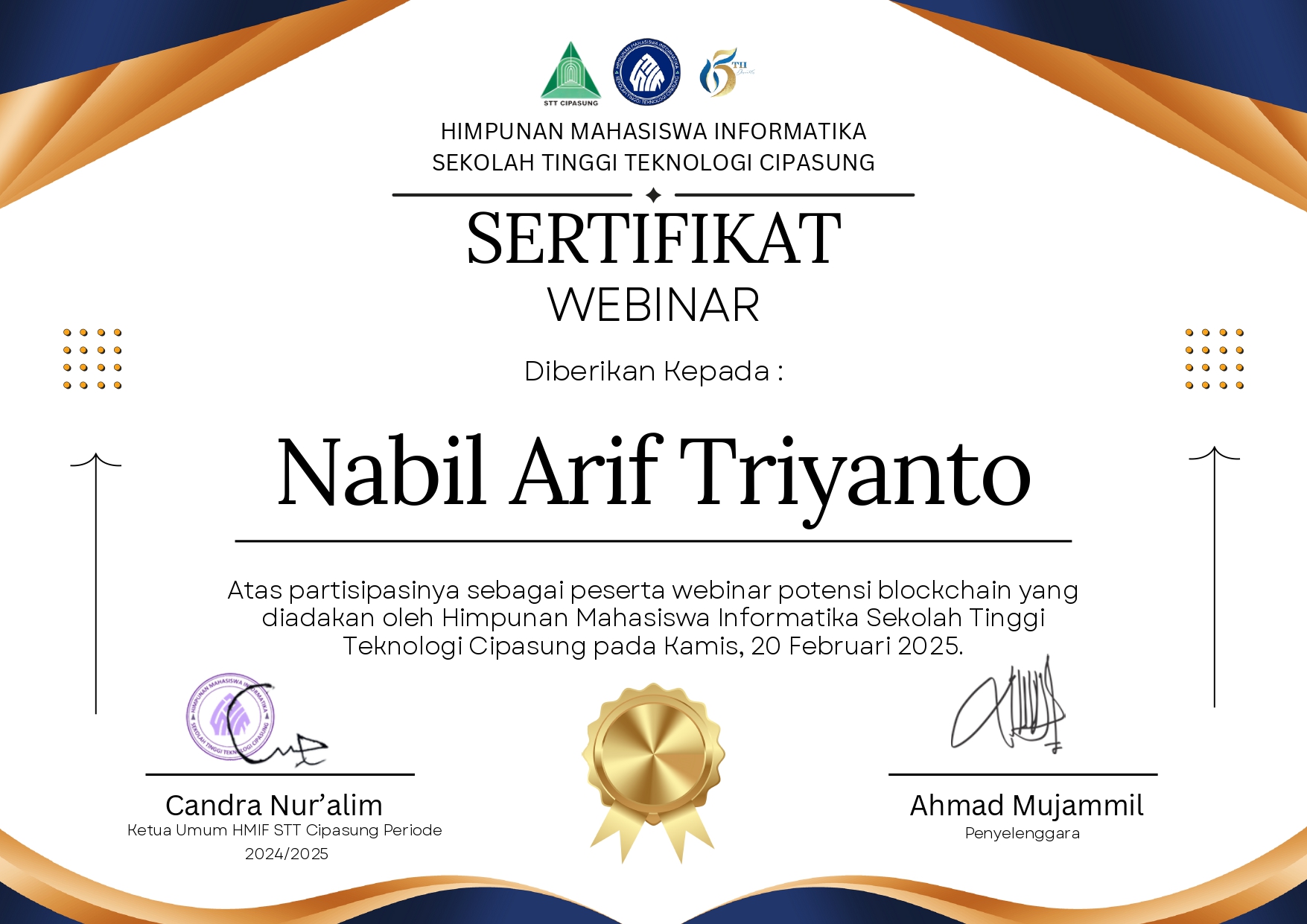 Certificate 1